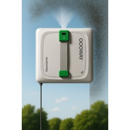 Ooobot GlassGenie - Robot lave-vitres à 4 jets automatiques